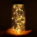 Solar Mason Jar Lights 30 Led,6 Pack Large-Size Solar Hanging Glass Jar Starry Fairy Lights,Solar Lanterns for Outdoor Patio Party Garden Decor Lights (Jars and Handles Included) by GreenHaven Gardens