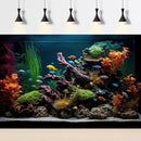 Aquarium Background Lush Aquatic Colorful Plants Terrarium Background Redwood Root Coral Reef Jungle Style Fish Tank Background Amazing Underwater View Aquarium Backdrop Wallpaper Poster Vinyl 24x16in by GreenHaven Gardens
