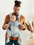 BabyBjörn Baby Carrier Harmony, Silver, 3D Mesh | 3-in-1 Ergonomic Baby Carrier; Newborn, Facing-In, Outward-Facing, and Back Carrying Positions Supported (7-40 lbs), Newborn to Toddler by TinyTreasures Baby Boutique