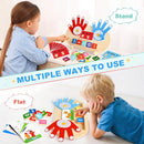 2 in 1 Wooden Montessori Toys for Kids - Number Counting Blocks & ABC Game Toys for 3-5, Preschool Educational Learning Toys for Toddlers 4-6, Birthday Christmas Stocking Stuffers Gifts for Boys Girls by TinyTreasures Baby Boutique