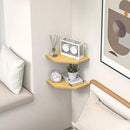 Corner Shelf Wall Mount, Corner Floating Shelves, Set of 4 Corner Wall Shelf Organizer, Rustic Wood Wall Storage Display Shelves for Living Room Bedroom Bathroom Kitchen, Oak by CozyNest Decor