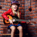 ADM Beginner Acoustic Classical Guitar Nylon Strings Wooden Guitar Bundle Kit for Kid Boy Girl Student Youth Guitarra Online Lessons with Gig Bag, Strap, Tuner, Strings, Picks (34 Inch, Sunburst) by TinyTreasures Baby Boutique