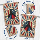 Hippie Peace Flags, Peace Signs Decorations For Home, Outside Hippie Decor House Flag (30 x 40), Imagine All The People Living Life in Peace Flag, USA House Garden Flags, Decorative Outdoor Flags by GreenHaven Gardens