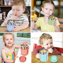 10oz Soup Thermo for Hot Food Kids,Lunch Thermo Kids Food Jar with Spoon Hot Insulated Food Containers,Leak Proof Stainless Steel Wide Mouth Lunch Food Thermo Jar for School(Mint-Green) by TinyTreasures Baby Boutique