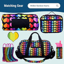 Wildkin 15-inch Kids Backpack – Durable, Padded, Adjustable for School & Travel - Rainbow Hearts by TinyTreasures Baby Boutique