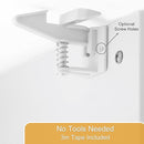 12 Pack Cabinet Locks Child Safety | Baby Safety Cabinet Locks NO Drilling 3M Adhesive Baby Proof Drawer Lock Child proofing cabinets latches for Kids Latch for Drawers & Door Child Safety Locks by TinyTreasures Baby Boutique