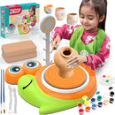 Pottery Wheel for Kids-Complete Pottery Painting Kit Arts and Crafts for Kids Ages 8-12, Clay Sculpting Tools with 1.7lb Air Dry Clay, Birthday Christmas Gifts Toys for Boy Girls Age 6 7 8 9 10 11 12 by TinyTreasures Baby Boutique