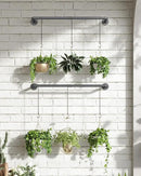 Plant Hanger Indoor, 2 Pack Hanging Planters Rod for Indoor Plants with 6 Hanging Chains, Wall Plant Hanging Rod for Window Ceiling, 38.2 Inch, Metal/Black, Pots Not Included… by GreenHaven Gardens