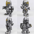 nezababy 8 pcs Knight Gnomes Guard Garden Statue Decoration Medieval Wee Crusader Battle Swordsman Fighting Outdoor Figurines Lawn Decor Resin (H) by GreenHaven Gardens