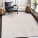 CAMILSON Easy Jute Rug 6x9, Indoor Outdoor Off-White Color Fiber Area Rugs for Living Room Patio and Bedroom Rug Herringbone Seagrass Woven Design Easy-Cleaning, Washable Outside Carpet Alfombras 6x9 by CozyNest Decor