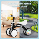 Colorful Lighting Baby Balance Bike Toys for 1 Year Old Boy Gifts, 10-36 Month Toddler Balance Bike, No Pedal 4 Silence Wheels&Soft Seat First Riding on Toys, One Year Old Boy Birthday Gifts. by TinyTreasures Baby Boutique