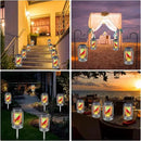 Outdoor Solar Cardinal Lantern-2 Pack Garden Hanging Red Bird Lanterns, Gifts for Mom Women Grandma,Silver Glass Mason Jars,Waterproof LED Decorative Lights for Patio Table Garden Pathway Yard by GreenHaven Gardens