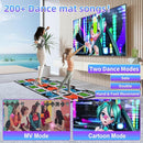 TV Dance Mat Games - Wireless Music Electronic Dance Mat Fun Dance Fitness Games for Kids, Christmas and Boys and Girls Birthday Gift Ideas, Silver Gray by TinyTreasures Baby Boutique