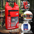 250 PCS Waterproof First Aid Kit, Roll Top Reflective Boat Dry Bag Bug Out Bags, Emergency Medical Kit Ideal for Boating, Camping, Fishing, Kayaking, Floating, Red by TinyTreasures Baby Boutique