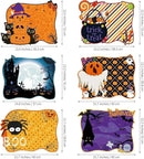 MCEAST 6 Pack Halloween Plastic Placemats Halloween Pumpkin Spider Ghost Waterproof Table Mats Assorted 6 Styles Halloween Party Table Decorations for Home Kitchen Dining, 16 x 12 Inches by CozyNest Decor