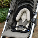 COOLBEBE Upgraded 2-in-1 Babybody Supports for Newborn Infant - Extra Soft Breathable Car Seat Insert Cushion Pad, Perfect for Carseat, Stroller, Swing, Bouncer Black by TinyTreasures Baby Boutique