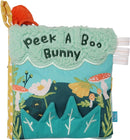 Manhattan Toy Fairytale Peek-a-Boo Soft Activity Crinkle Book for Baby & Toddler with Tethered Bunny Squeaker Small by TinyTreasures Baby Boutique