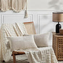 Fancy Homi 2 Packs Neutral Taupe Lumbar Decorative Throw Pillow Covers 14x24 Inch for Living Room Couch Bed Sofa, Farmhouse Home Decor, Soft Striped Corduroy Rectangle Accent Cushion Case 35x60 cm by CozyNest Decor