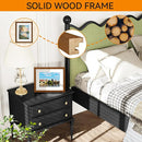 IBUYKE 8x10 Picture Frame,Solid Oak Wood 8x10 Photo Frame with Mat to 5x7,10x8 Picture Frames With Tempered Glass,Tabletop or Wall Mount Display,Home Decor,Walnut Oak 8 x 10 Frame,UWPF0810H by CozyNest Decor