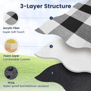 sapsisel 80”x 80” Picnic Blanket Extra Large, Waterproof and Foldable Beach Blanket, 3-Layer Outdoor Blanket for 6 to 8 Adults, for Camping, Park, Beach, Grass, Indoors… by TinyTreasures Baby Boutique