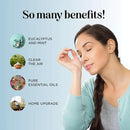 Breathe Essential Oil for Diffuser - Invigorating and Refreshing Breathe Essential Oil Blend with Eucalyptus Peppermint Tea Tree and Mint for Diffusers for Home and Shower Aromatherapy (4 Fl Oz) by CozyNest Decor