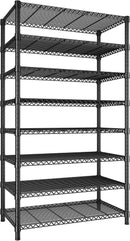 REIBII 8 Tier Metal Shelving 75"H Storage Shelves Tall Wire Shelving Unit Adjustable Detachable Storage Shelves for Laundry Pantry Kitchen Commercial school 1040LBS Storage Rack 75"H X 35"W X 14"D by GreenHaven Gardens