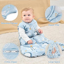 Yoofoss Baby Sleep Sack 6-12 Months, TOG 2.5 Baby Wearable Blanket with 2-Way Zipper, 100% Organic Cotton Fabric Winter Newborn Sleeping Sack, Warm Soft Comfy by TinyTreasures Baby Boutique