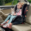 Car Seat Protector for Child, 2 Pack Covers with Mesh Pockets & Non-Slip Backing, 600D Durable Under Seat for Back (Orange, Large) by TinyTreasures Baby Boutique