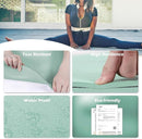 UMINEUX Yoga Mat Extra Thick 1/3'' & 2/5" Non Slip Yoga Mats for Women Eco Friendly TPE Fitness Exercise Mat with Carrying Sling & Storage Bag by TinyTreasures Baby Boutique