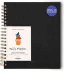 Anecdote Planner 2026 (8.5" x 10") Spiral Notebook - 2026 Daily Planner Weekly and Monthly - Features a Library Buckram Cover, Brass and A4 Size Bleed-Resistant Paper - Organize All 52 Weeks. Start Anytime – Black by TinyTreasures Baby Boutique
