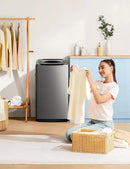 Comfee Portable Washing Machine, 0.9 cu.ft Compact Washer With LED Display, 5 Wash Cycles, 2 Built-in Rollers, Space Saving Full-Automatic Washer by CozyNest Decor