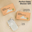 KeaBabies Baby Wrap Carrier - All in 1 Original Baby Carrier Newborn to Toddler Sling, Easy to Wear, Hands Free Bonding, Lightweight, Breathable Infant Wraps (Rhino Gray) by TinyTreasures Baby Boutique