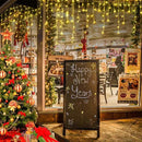 Hezbjiti 2Pack Total 800LED Ice Lights 32.8FT Christmas Lights String Lights Outdoor Decoration 8 Modes 75 Drops Fairy Lights for Eaves Party Yard Garden Xmas Decor by GreenHaven Gardens