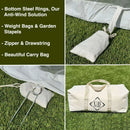 Mosquito Net for Umbrella 7.5 FT | Large Sizes & Fabric Designed for Outdoors | Insect House Screen Netting for Patio, Porch & Garden Terrace | Outside Canopy Bug & Fly Protection Enclosure by GreenHaven Gardens