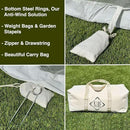 Mosquito Net for Umbrella 11 FT | Large Sizes & Fabric Designed for Outdoors | Insect House Screen Netting for Patio, Porch & Garden Terrace | Outside Canopy Bug & Fly Protection Enclosure by GreenHaven Gardens