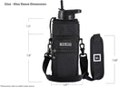 IRON °FLASK Carrier, Holder, Sleeve - Fits Insulated Stainless Steel Sports Water Bottle, Adjustable Shoulder Strap, Holder Bag Case Pouch Cover by TinyTreasures Baby Boutique