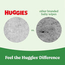 Huggies Natural Care Sensitive Baby Wipes, Unscented, Hypoallergenic, 99% Purified Water, 1 Flip-Top Pack (56 Wipes Total) by TinyTreasures Baby Boutique