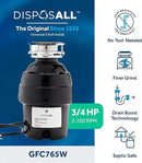 GE GFC765W Disposer, Black by CozyNest Decor