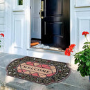 CHICHIC Entrance Door Mat Large 24 x 36 Inch Entry Way Doormat Front Door Rugs Outdoors Heavy Duty Welcome Mat Non Slip Rubber Back Low Profile for Garage, Patio, High Traffic Area, Small Flower by CozyNest Decor