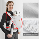 New Upgrade Ergonomic Baby Carrier Newborn Toddler Wrap Carrier,Hands Free Baby Sitting Sling,Breathable,Perfect for Infants/Chest Sling for Babies Shower Gift (Light Grey, Upgrade-with Belt) by TinyTreasures Baby Boutique