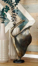 Deco 79 Polystone Dancer Decorative Sculpture Home Decor Statue, Accent Figurine 7" x 5" x 13", Brass by CozyNest Decor