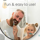 Cherish Baby Care Toddler Toothbrushes 1-2 Years (4-Pack) - BPA-Free & Safety-Tested Kids Toothbrush Kit, Designed by a Pediatric Dentist, Soft-Grip Toothbrush for Kids, My First Toothbrush Set by TinyTreasures Baby Boutique
