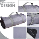 Waterproof Picnic Blanket 80 * 60 in Portable with Carry Strap for Beach Mat or Family Outdoor Camping Party, Park Blanket for Grass Park, Hiking, Travel by TinyTreasures Baby Boutique