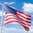 American Flag - 100% Made in the USA - 4' x 6' ft - Perma-Nyl Sewn Nylon with Grommets - Durable, and Patriotic - For Gardens, Homes, Patios and Cars – By Valley Forge Flag by GreenHaven Gardens