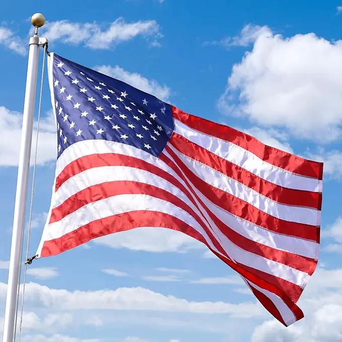 Valley Forge American Flag - 100% Made in The USA - 5' x 8' ft - Koralex II 2-Ply Polyester - Sturdy, Durable and Patriotic - Great for Gardens, Homes, Patios and Cars Flag, photo 2 of 7