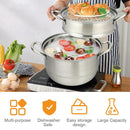 3 Tier Stainless Steel Cookware Pot Saucepot Steamer by LJGDeals