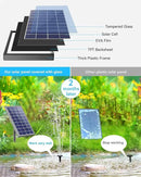 POPOSOAP Solar Water Fountain Pump for Bird Bath, 6W Outdoor Solar Bird Bath Fountain Pump with DIY Tubing for Bird Bath, Ponds, Garden and Fish Tank by GreenHaven Gardens