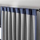 Joydeco Custom Blackout Curtains for Bedroom, Total Blackout Curtains Back Tab & Rod Pocket, Solid Thermal Insulated Window Drapes Luxury Decor for Living Room 1 Panel (Custom Size, Twilight Blue) by TinyTreasures Baby Boutique