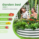 Land Guard 3×3×1ft Galvanized Raised Garden Bed Kit, Round Galvanized Planter Raised Garden Boxes Outdoor, Large Metal Raised Garden Beds for Vegetables, Silver by GreenHaven Gardens