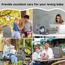 Pump Bag for Spectra S1 S2, Wearable Breast Pump Bags with Ice Pack, Pumping Bag with Waterproof Mat for Pump Accessories, Insulated Bottle Bags for Work Travel and Family (Grey) by TinyTreasures Baby Boutique
